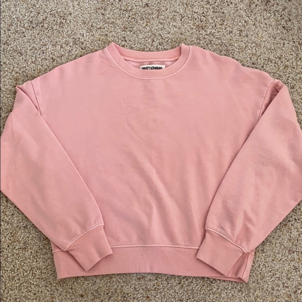 Madewell Rivet&Thread crop sweater